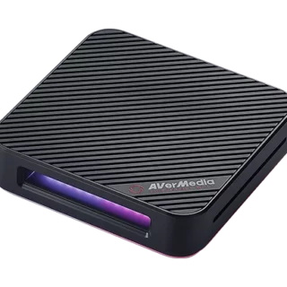 AVerMedia GC555 LIVE Gamer BOLT video Capture Box 4Kp60 HDR + FHD 240FPS RGB Lighting Effect, Thunderbolt 3 interface, HDMI 2.0, 3.5 Audio. 7.1 Passth