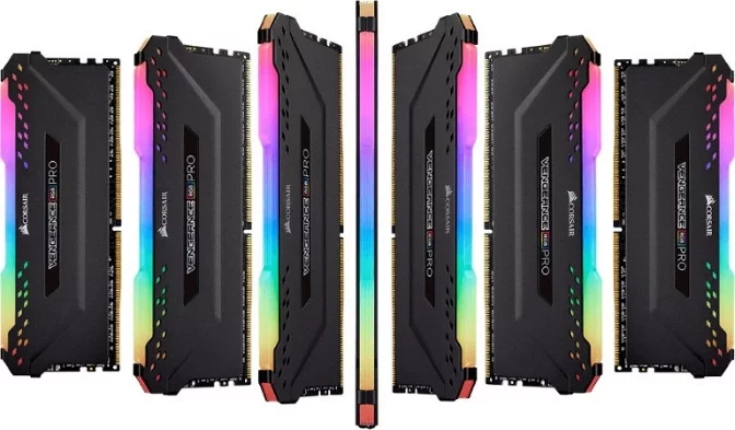 Corsair Vengeance RGB PRO 32GB (2x16GB) DDR4 3200MHz C16 16-18-18-36 Desktop Gaming Memory