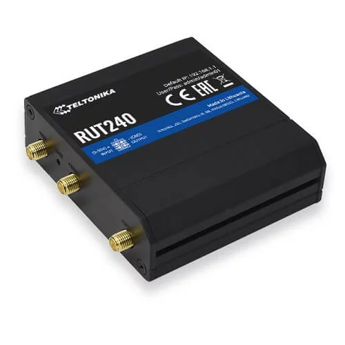 Teltonika RUT240 - Compact and Powerful Industrial 4G LTE Router/Firewall - Includes WiFi - Internet Failover + LTE Passthrough - Image 3