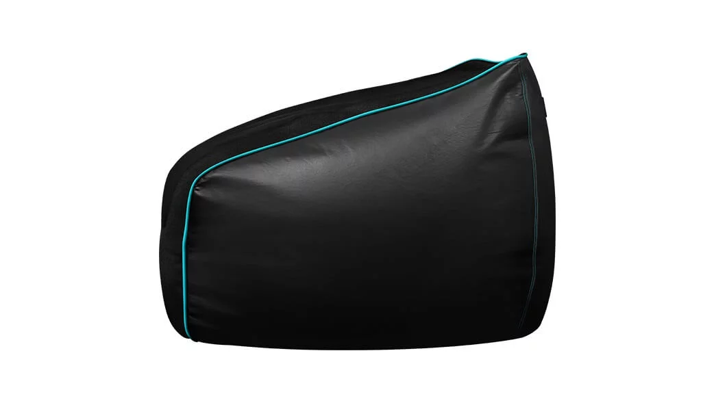 Aerocool ThunderX3 DB5 Consoles Bean Bag - Black/Cyan Brown Box (bean not included)(LS) - Image 2