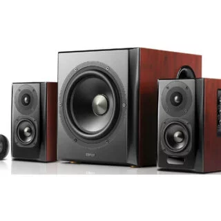 Edifier S350DB 2.1 Bluetooth Multimedia Speakers w/Subwoofer - 3.5mm/Optical/BT 4.1 AptX Wireless Sound/ Remote Control/8inch Booming Subwoofer