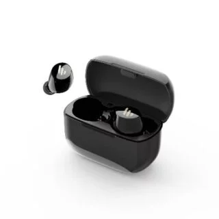 Edifier TWS1 Bluetooth Wireless Earbuds - BLACK/Dual BT Connectivity/Wireless Charging Case/12 hr playtime/9 hr Charge/8mm Magnetic Driver