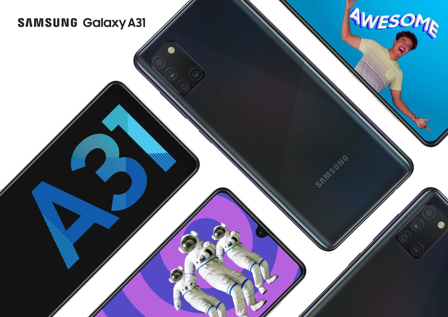 Samsung Galaxy A31 CRUSH BLACK